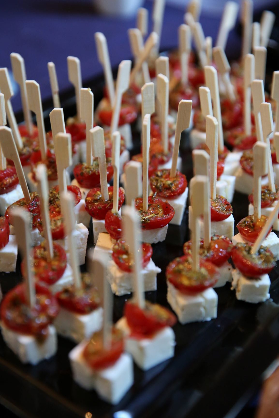 feta met gemarineerde tomaat